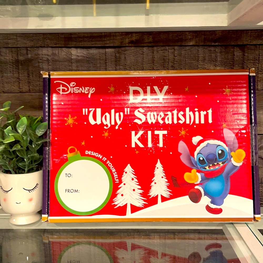 ❤️NEW!!!❤️ Disney “Ugly” STITCH Sweatshirt kit.Design it yourself.